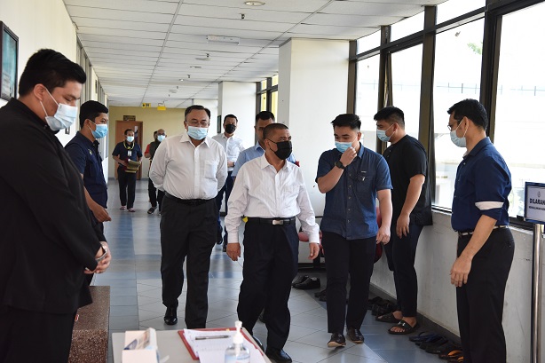 PKP: Solat Jumaat Ikut SOP Di Bangunan Perak Darul Ridzuan.: 29 Januari 2021.