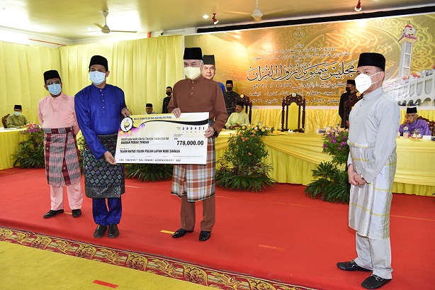 HRH Sultan Of Perak Graces Perak State Level Nuzul Al-Quran Celebration: 28 April 2021