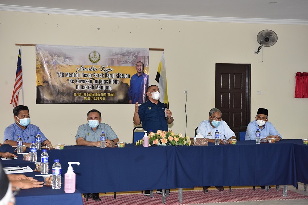 State Government Is Concerned For Storm Victims In Manjung District: 26 September 2021
