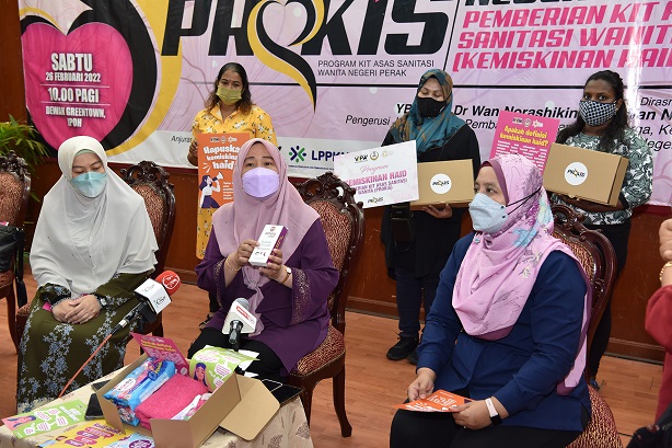 Perak Tangani Masalah Kemiskinan Haid Melalui Pendidikan, Prasarana Dan Bantuan Bekalan : 26 Februari 2022