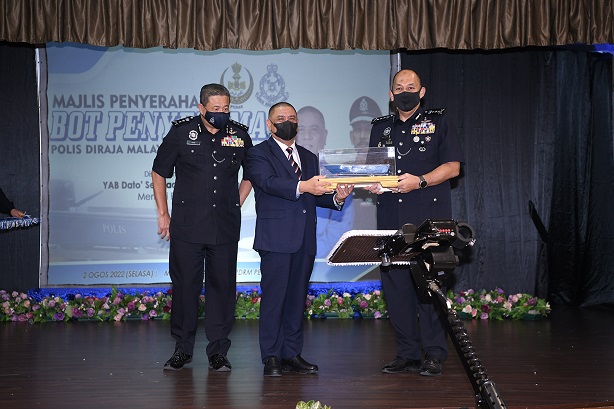 PDRM Terima 30 Buah Bot Penyelamat : 2 Ogos 2022