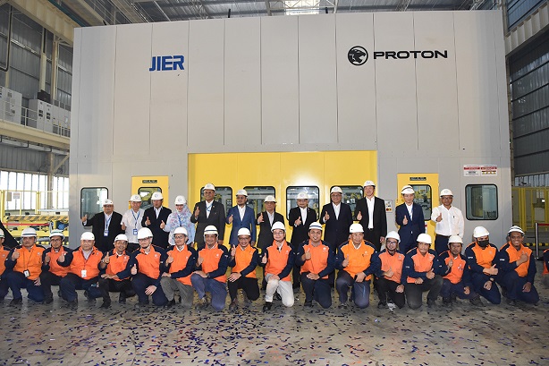 Perak Menteri Besar Launches New Stamping Line By Proton: 14 March 2023