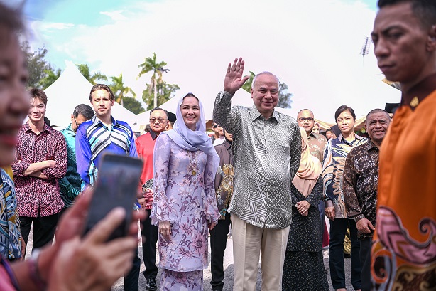 HRH Sultan Of Perak Graces Perak State Hari Raya Aidilfitri Celebration: 10 April 2024