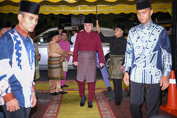 HRH Sultan Of Perak Officially Opens Masjid Abdul Rahman Auf, Takbir Raya: 16 June 2024