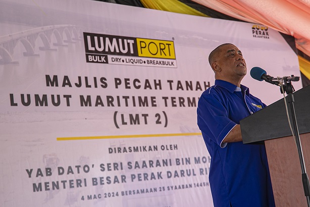 Perak Launches Lumut Maritime Terminal 2 Project: 4 March 2024