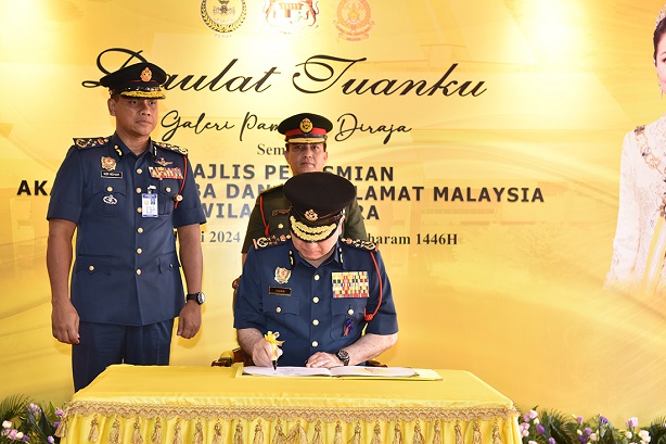 HRH Sultan Of Perak Opens Northern Region Malaysia Fire And Rescue Academy: 23 July 2024