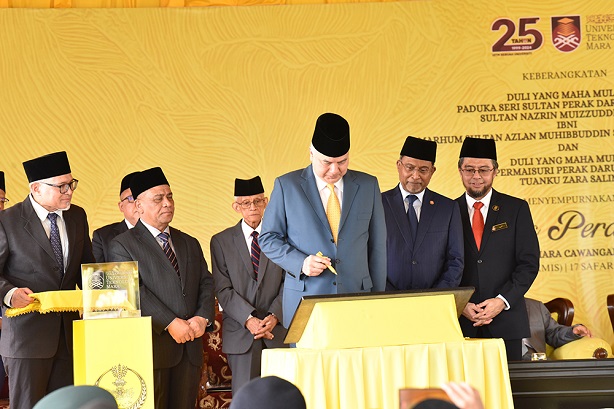 HRH Sultan Of Perak Opens UiTM Perak Branch Tapah Campus: 22 August 2024